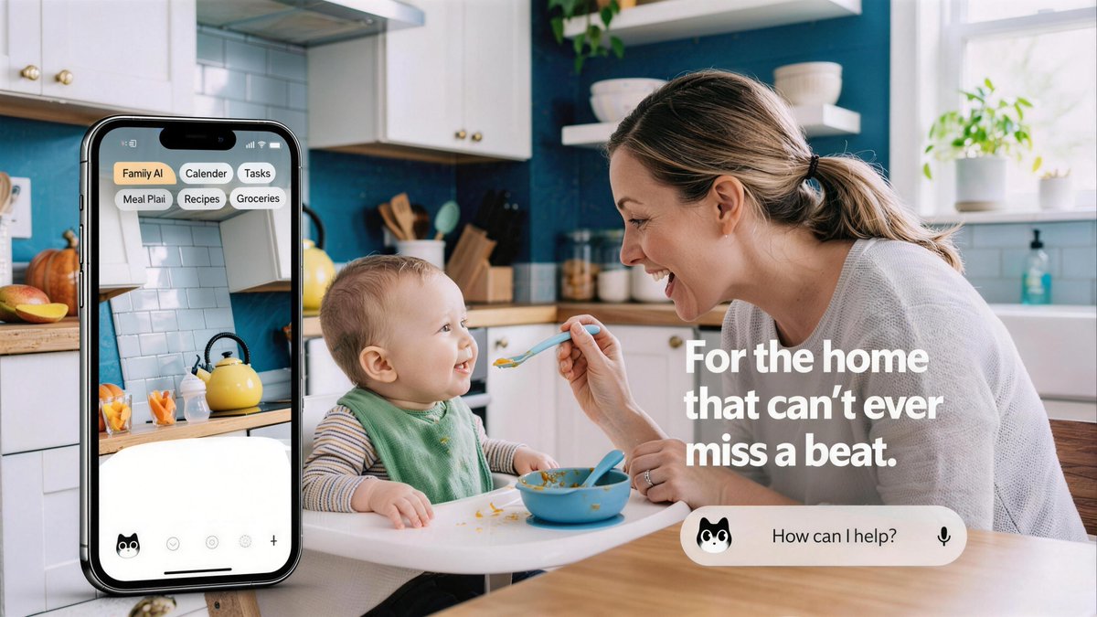 Nori_FamilyAI's tweet image. Mom brain? We fixed it.
With Nori’s AI, just Snap &amp;amp; Sync. Your mental load just got a lot lighter.
#NoriAI #FamilyOrganization #MomHack #MentalLoad #SmartHome