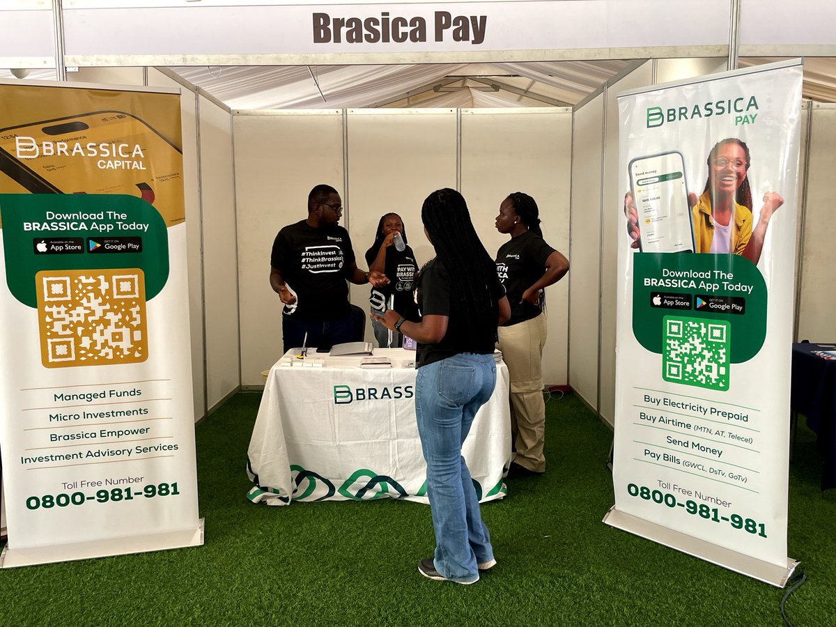 We were proud to be at the Kingdom Business &amp; Professionals’ Forum Expo 🎉held over the weekend (28th &amp; 29th March)
Showcasing seamless payments with <a href="/BrassicaPayGh/">BrassicaPayGh</a> &amp; smart investing with <a href="/Brassicacapital/">Brassica Capital Gh</a> 💚Kudos to our team 🔥
Highlights 👇🏽
#BrassicaPay #PaySmartGetMore #Fintech