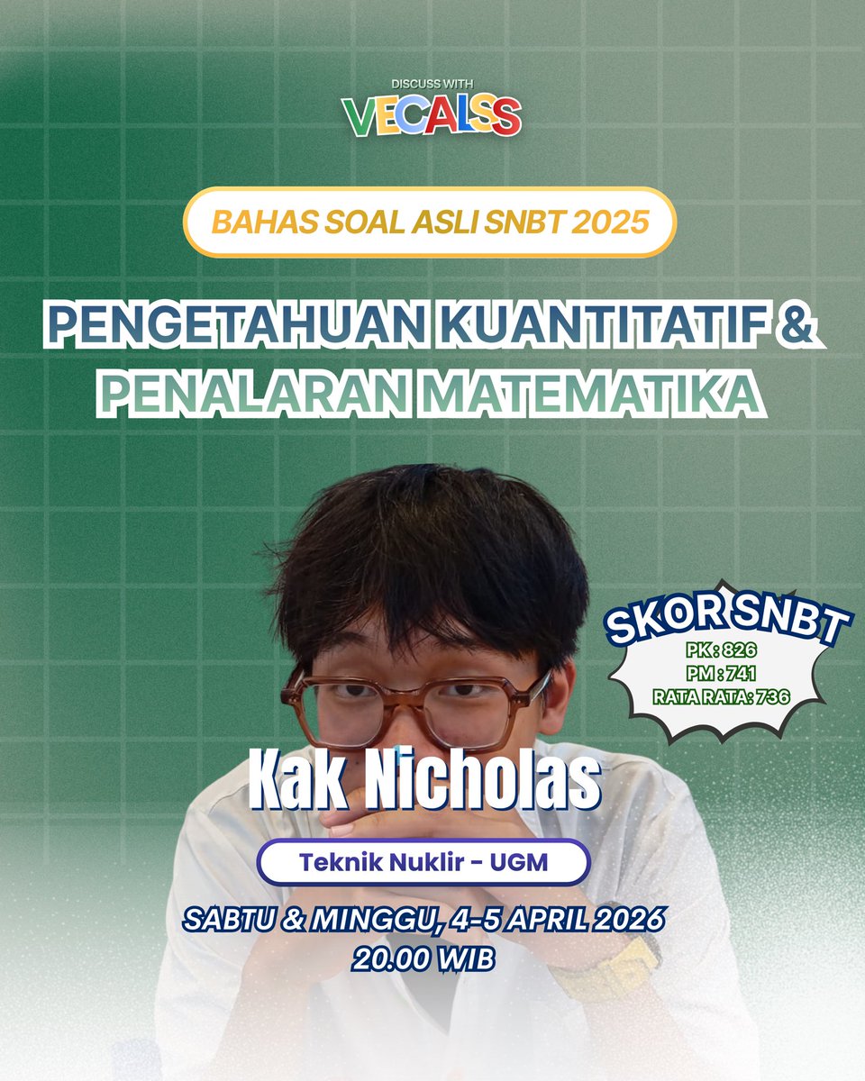 BIMBEL ONLINE/LES PRIVAT/KELAS SNBT KKI IUP 2026 tweet media