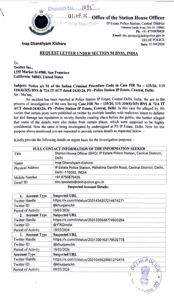 Internet Freedom Foundation (IFF) tweet media