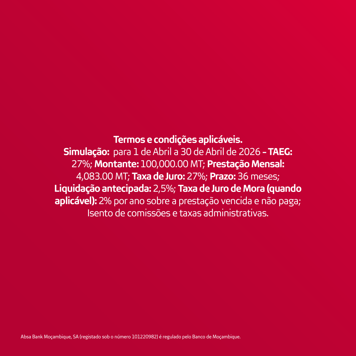 Absa Bank Moçambique tweet media