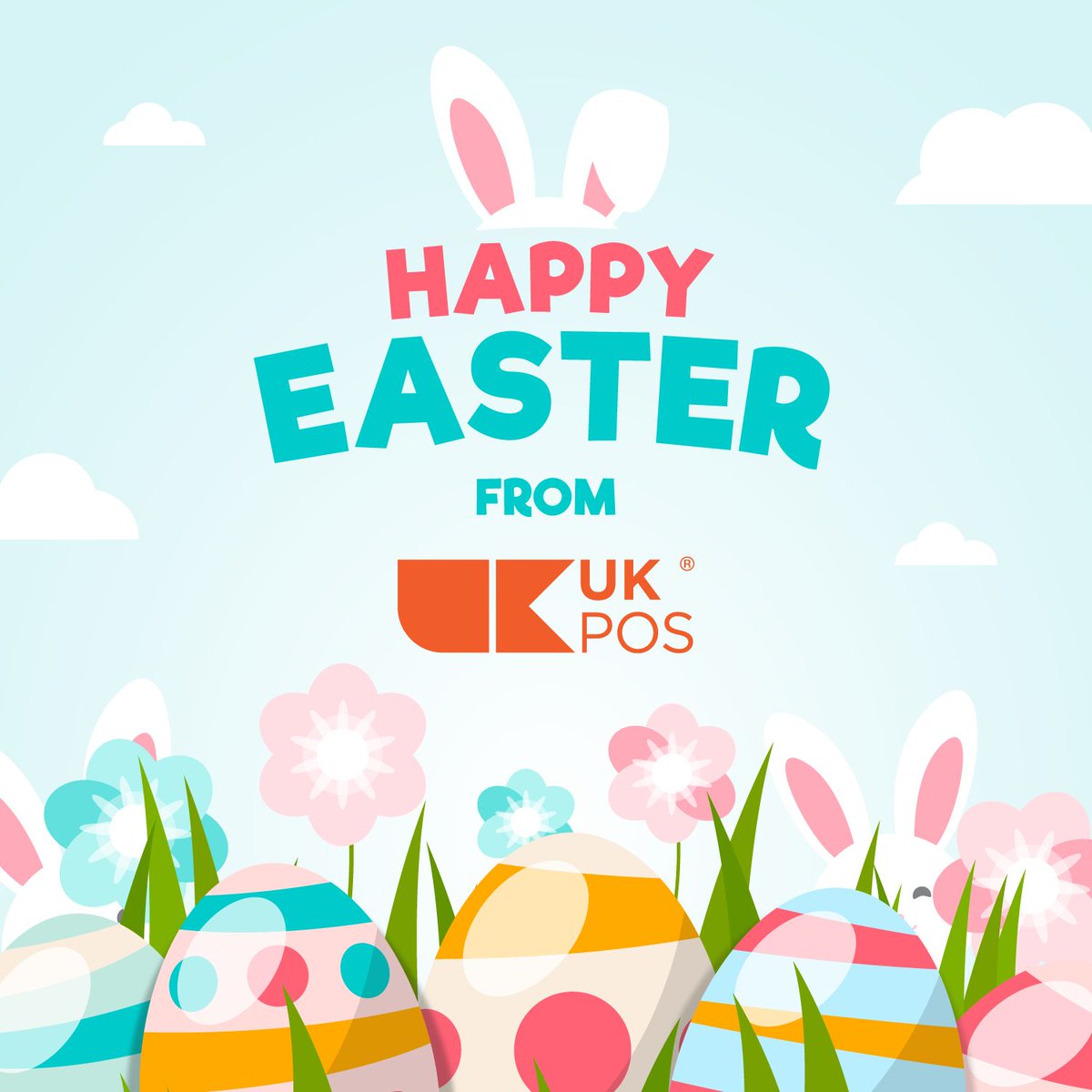 UKPOSGroup's tweet photo. 🌼 Happy Easter from everyone at UK POS 🐣

We wish you an enjoyable Bank Holiday weekend.

Please note that we will be closed from 3rd - 6th April, reopening as normal on the 7th.

Thank you for your continued support. https://t.co/R8iDtraLSs