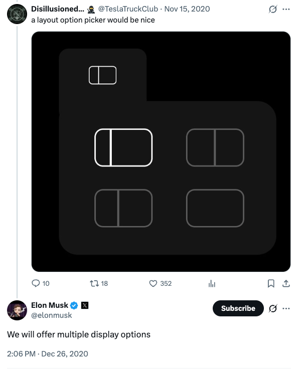 Not a Tesla App tweet media