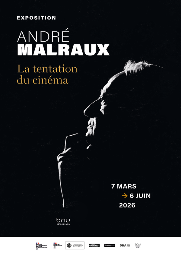 Prefet67's tweet photo. #Culture | Idée de sortie culturelle : et si vous redécouvriez André #Malraux à travers le prisme du cinéma ?🎬

📍 La Bibliothèque nationale et universitaire (BNU) de #Strasbourg propose depuis le 7 mars une exposition inédite : « André Malraux, la tentation du cinéma ». 
➡️ Une invitation à explorer une facette méconnue de l’œuvre et de l’engagement de cet écrivain, intellectuel et homme d’État.

Manuscrits, archives visuelles inédites… l’exposition met en lumière sa réflexion sur la création cinématographique, à la croisée de l’art, de la politique et de l’histoire.

📌 Un événement labellisé #CinquantenaireMalraux par le @MinistereCC .

💡 Vous portez un projet pour faire (re)découvrir et rayonner l’héritage intellectuel, artistique et politique d’André Malraux ?
👉‍ Toutes les informations : https://t.co/mrTTvtGGvQ