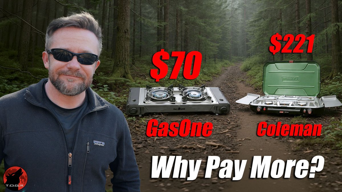 OutdoorGearRev's tweet image. What do you think of this huge camping stove?

youtu.be/inVIWVmCJJs

Why would you spend $220 for a Coleman stove when you can buy a stove from another USA Company for only $70!!!

This is a first look at the GasOne Double Burner Stove! #camp #camping #campinggear #overland