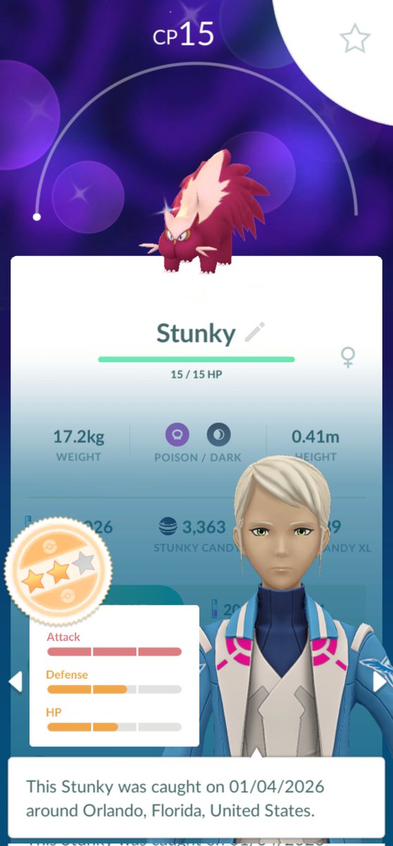 BlueNephros's tweet photo. A nice #Shiny #Stunky to end the day yesterday........ and then .....
#Pokemon #PokemonGO #PokemonGOApp #BlueNephros https://t.co/695sLDTRQZ