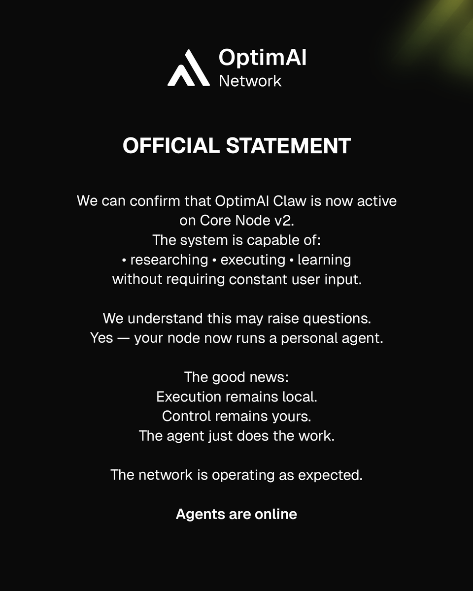 OptimAI Network tweet media