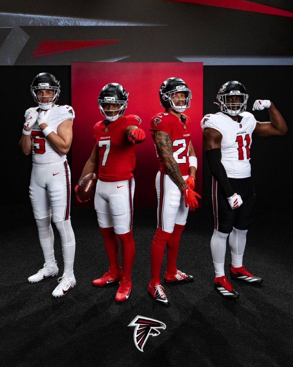 Falcons new uniforms.