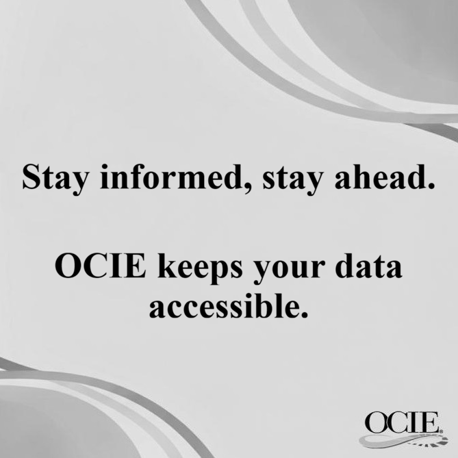 OCIEbyDSI's tweet photo. Stay informed, stay ahead. OCIE keeps your data accessible.

How?
Email: sales@ocie.net

#OCIE #TechStrategy #DataDriven #DataAccess https://t.co/X5GnAUhsdc