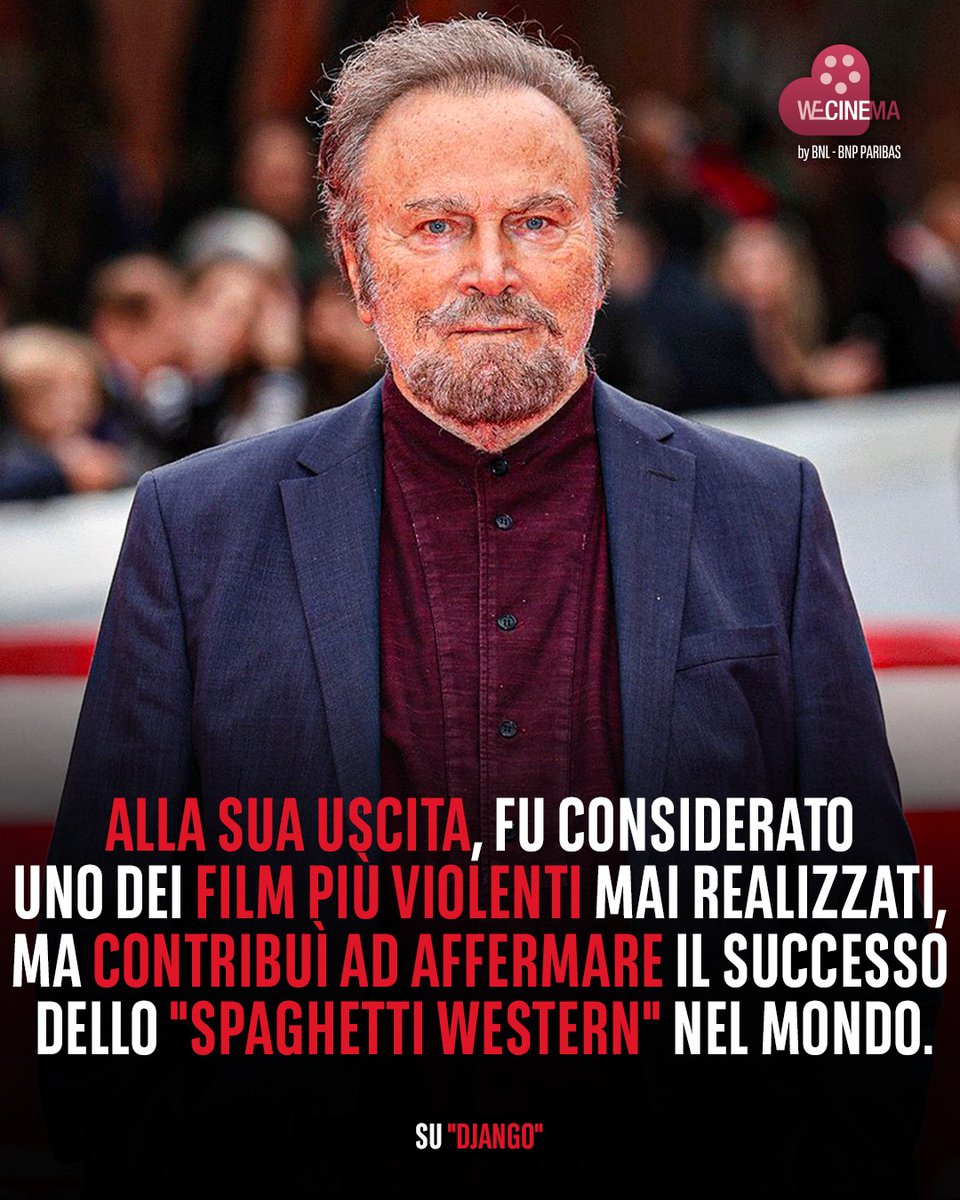 WeCinema's tweet image. La conferma del successo del "western all'italiana", la nascita di un mito cinematografico: 60 anni fa usciva nelle sale #Django 📽️

Il film segnò l'origine di un binomio regista-attore rimasto indissolubile, malgrado abbiano girato insieme solamente tre lungometraggi: quello tra