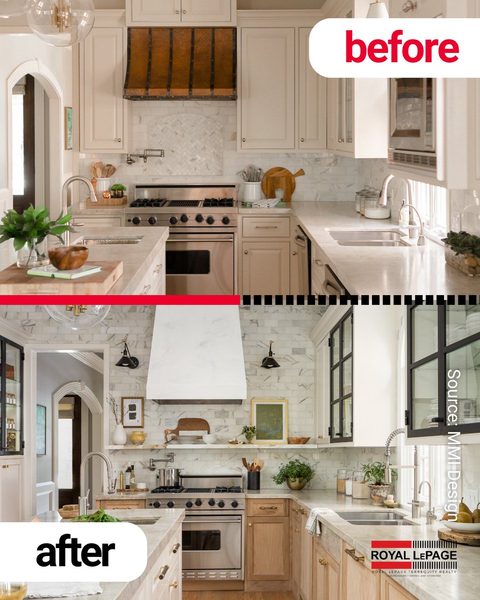 dsa_francisco's tweet image. A glow-up 13 years in the making! Fresh paint, stone counters, new lighting for timeless style and comfort. #TransformationThursday #RoyalLePage #RLPT