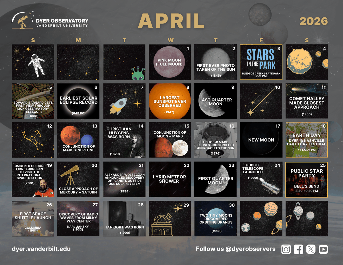 Space Calendar Events