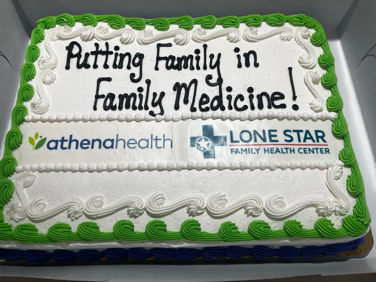 LoneStarHealth's tweet image. 🎉🎂Let them eat cake! Thank you to the athenahealth team working alongside our dental team with the go live our dental enhancement of athenaOne.

Dental patients are able to check-in, schedule appointments, fill out paperwork and more with this enhancement. 

#dental #cake