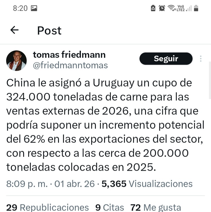 Para los que estaban preocupados por el viaje a China.
Y miren quien lo escribe.