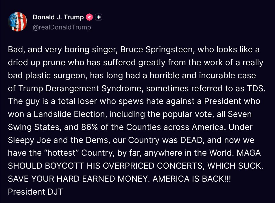 Fan Donald J. Trump 🇺🇸 TRUTH POSTS tweet media