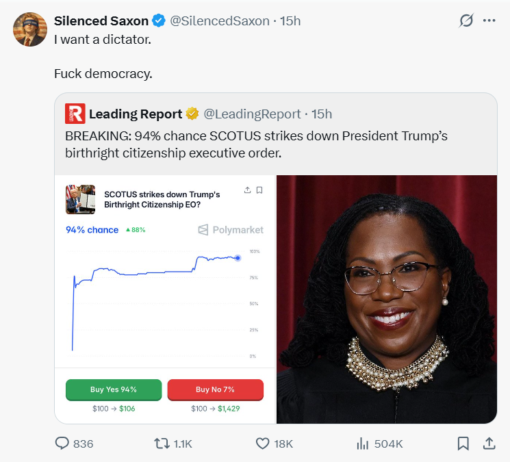 Political Extremist Ls tweet media