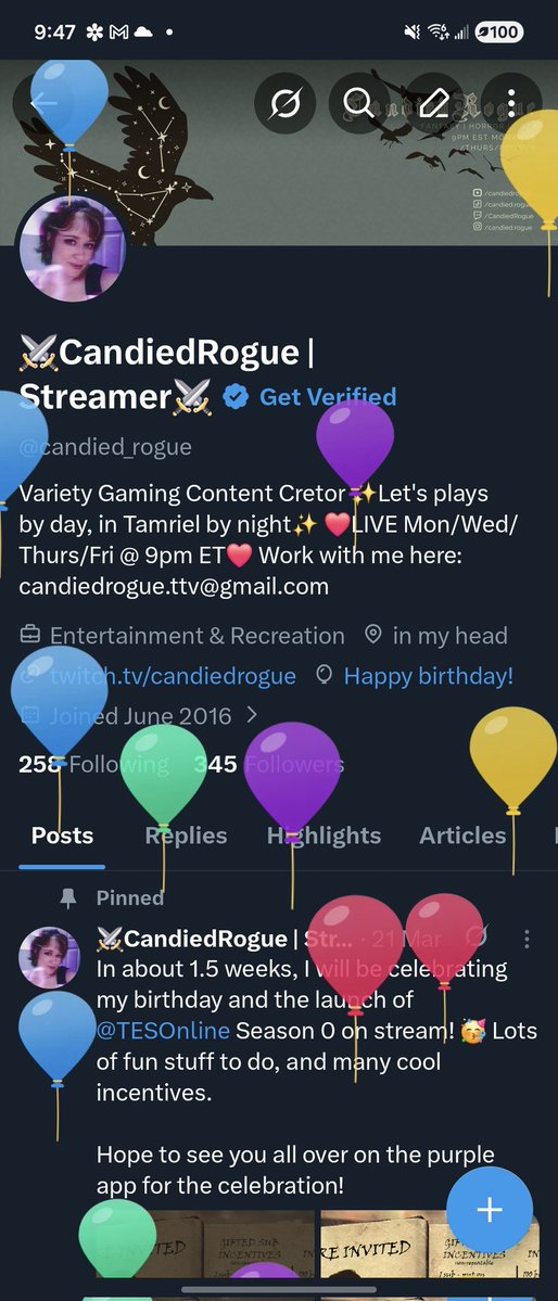 ⚔️CandiedRogue | Streamer⚔️ tweet media