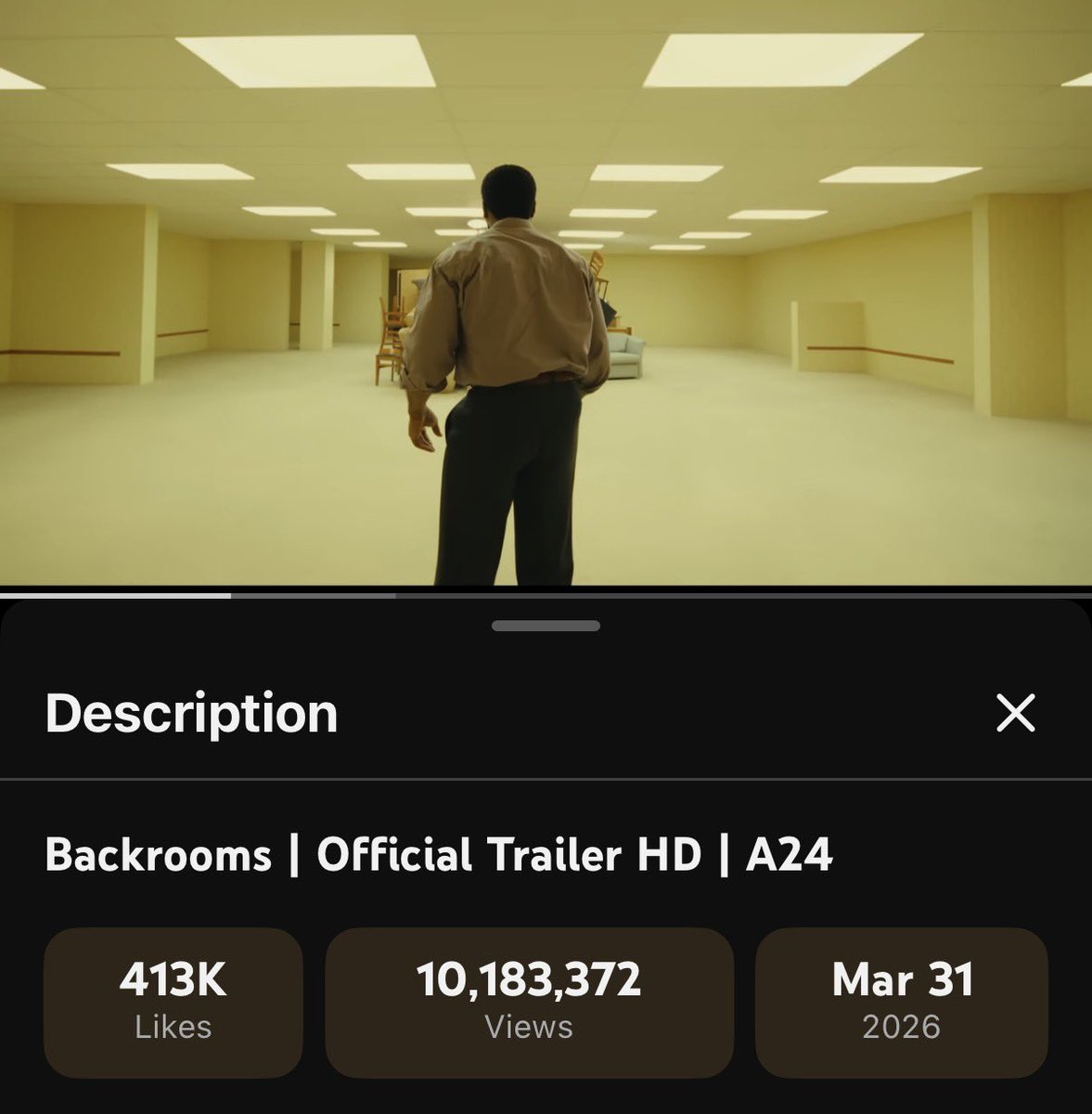 Backrooms Movie Updates tweet media