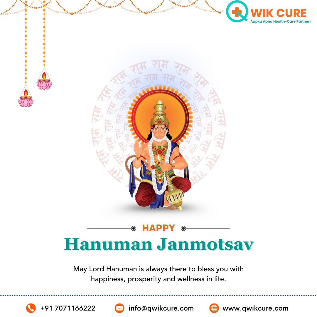 Qwik_Cure's tweet photo. Celebrating the divine strength and unwavering devotion of Lord Hanuman on this auspicious occasion of Hanuman Jayanti !

Jai Hanuman! Jai Bajrang Bali! 🚩

#HanumanJayanti #JaiHanuman #qwikcureservices #aapkaaapnahealthcarepartner https://t.co/beYE9k2ims