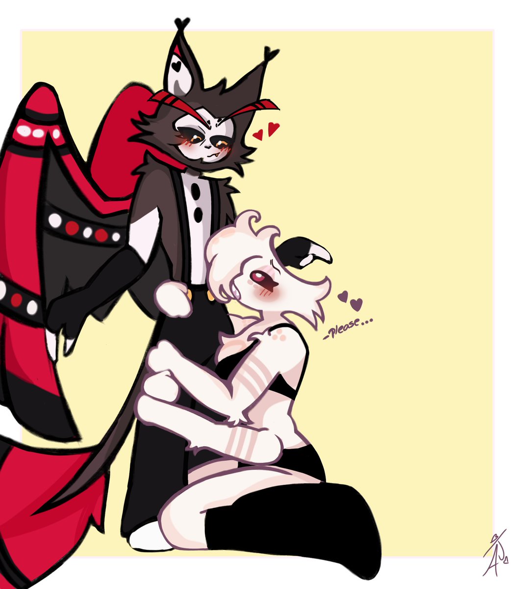 Sleepwho4's tweet photo. Angel begging to be touched 🤯😏

#angeldust #angeldustfanart #hazbinhotel #hazbinhotelfanart #huskerdust https://t.co/etZWM031iZ