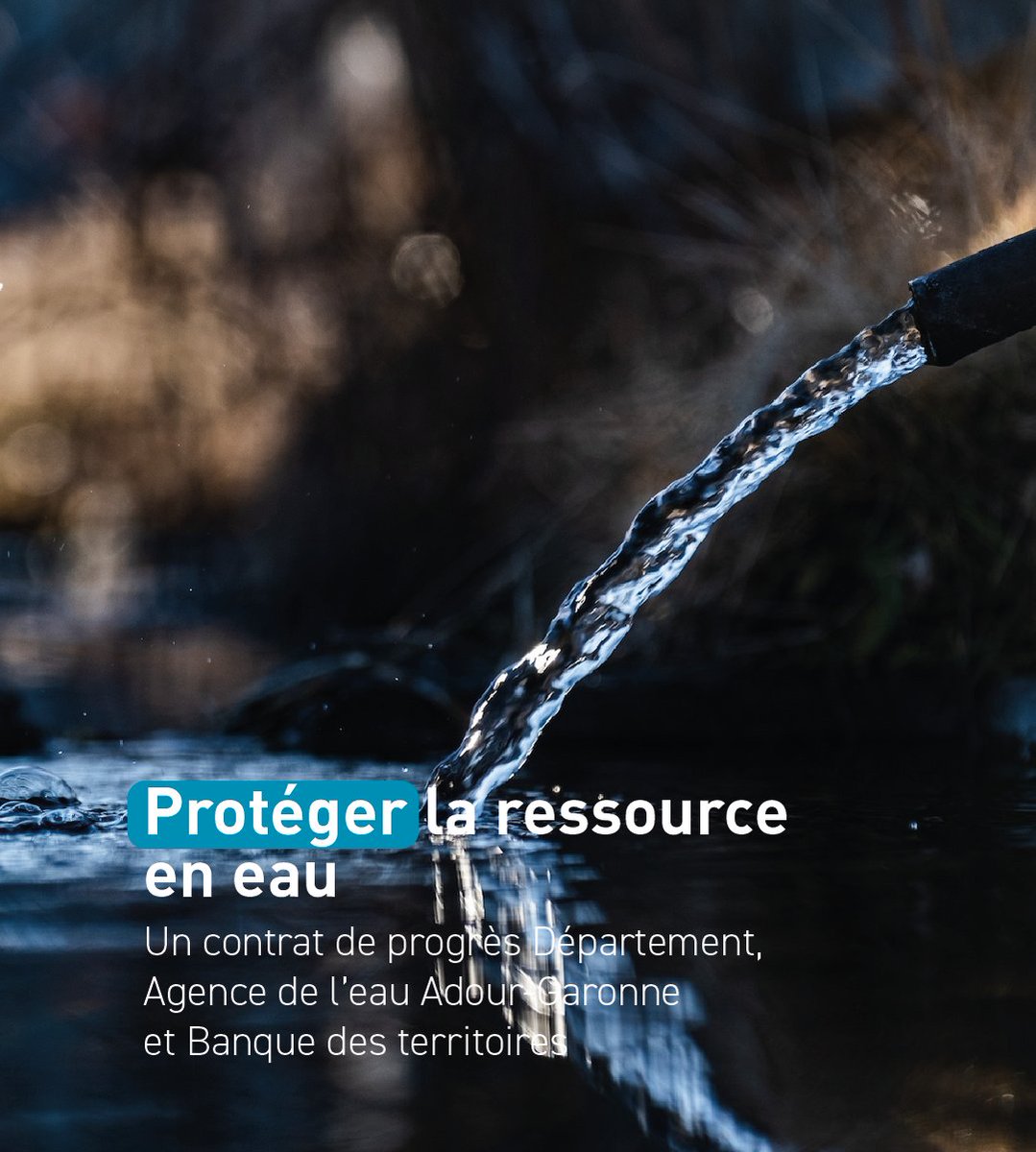 💧 Pour une gestion durable de l’eau, nous avons adopté un Contrat de progrès 2026-2030 avec l’État, l'Agence de l'eau <a href="/Adour_Garonne/">Agence de l'eau Adour-Garonne</a> et la Banque des Territoires. #SessionHG
🌍 Objectif : protéger, sécuriser et mieux partager la ressource. #Eau #BifurcationEcologique