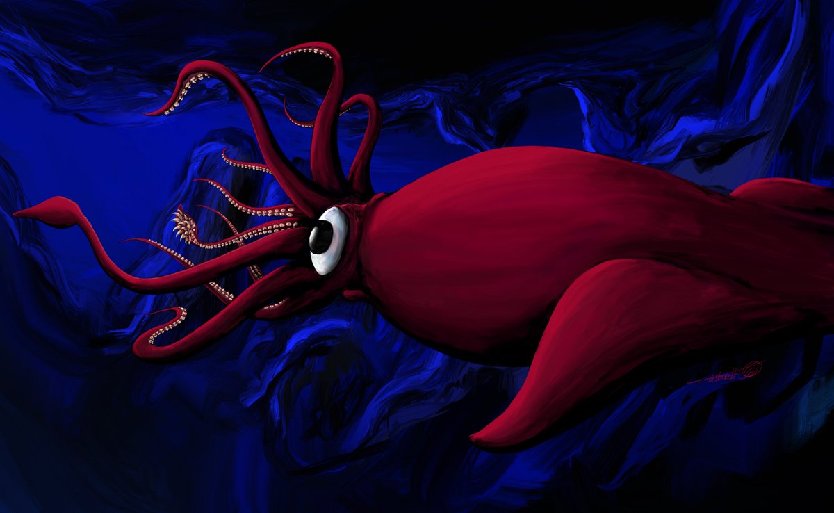 Chaunacops's tweet photo. Wandering Colossal Squid https://t.co/JxKMYuTbmd