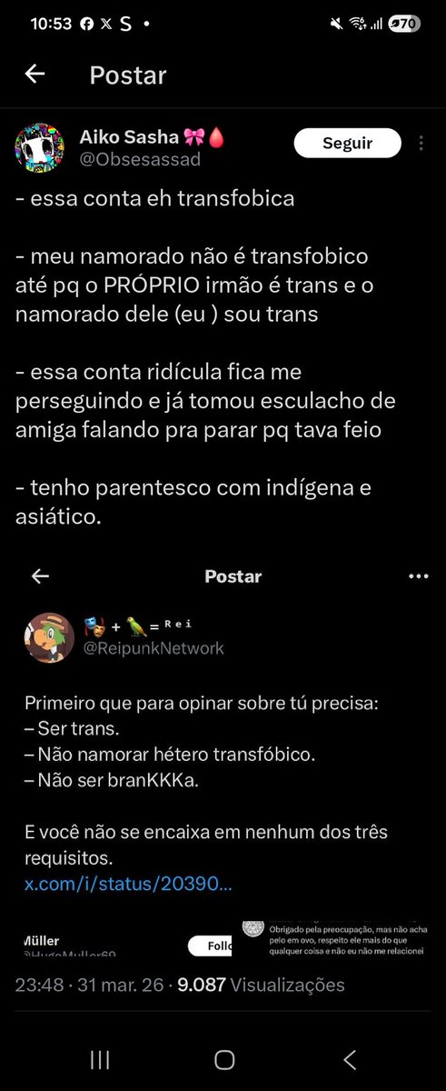 Liliht, O Devir-Travesti 🏳️‍⚧️ tweet media
