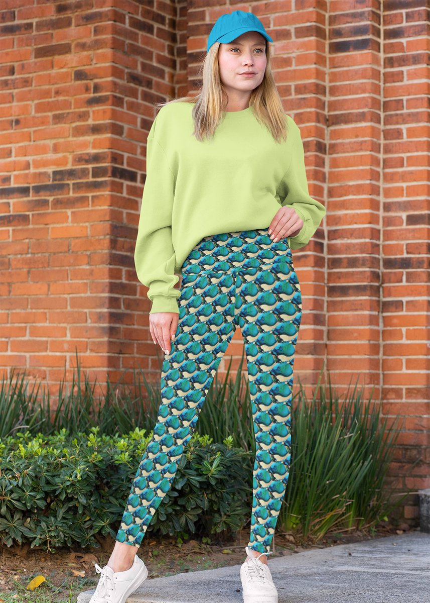 habatour20's tweet image. Move in style with these eye-catching leggings featuring a fluid turquoise ripple pattern. Inspired by gentle water currents, the flowing geometric shapes create a calming yet dynamic look.
Available at : habatourcreations.threadless.com/designs/turquo…
#geometricpattern #leggingsforwomen #abstractdesign