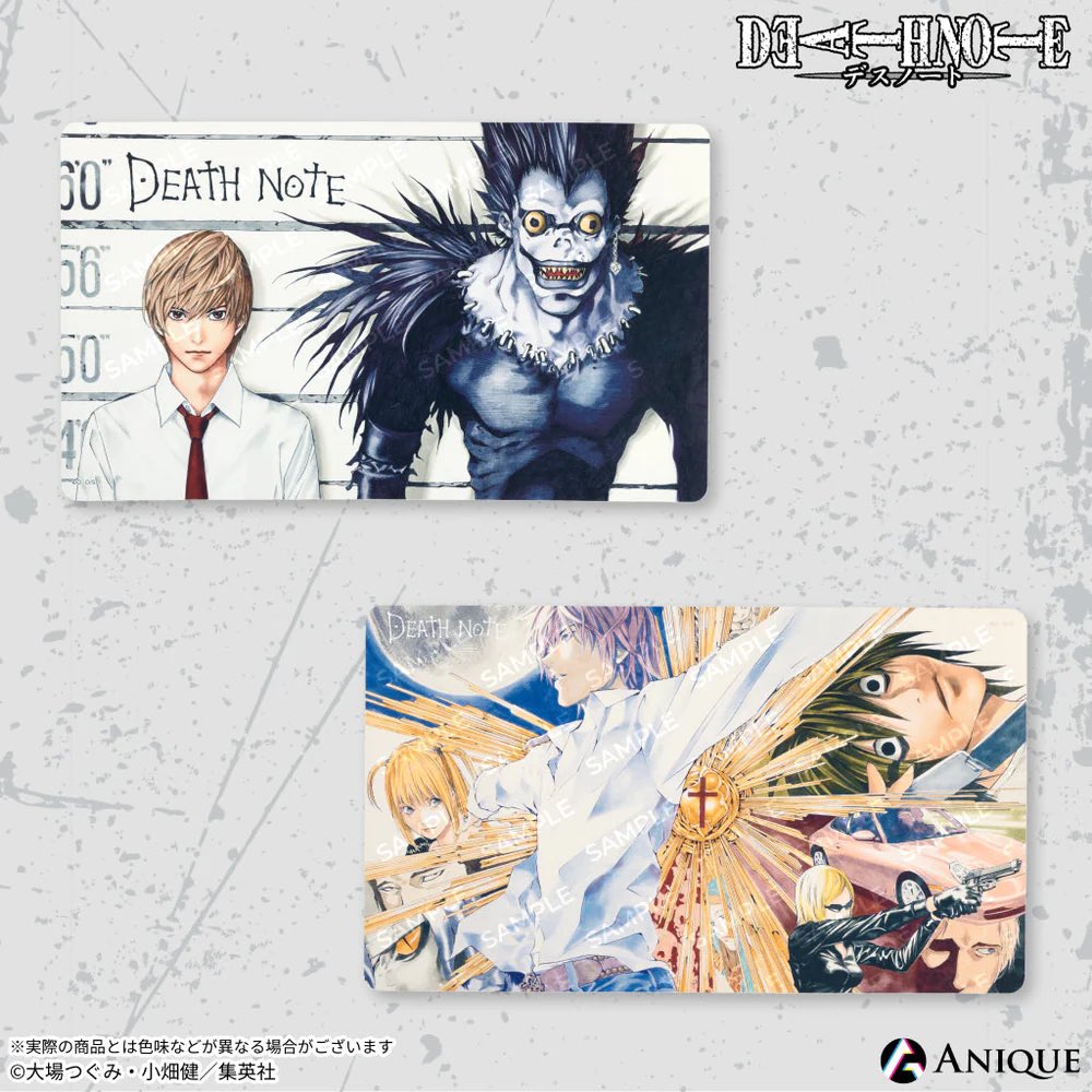 デスノート マット カード DEATH NOTE トレーディングカード マット デスノート - メルカリ