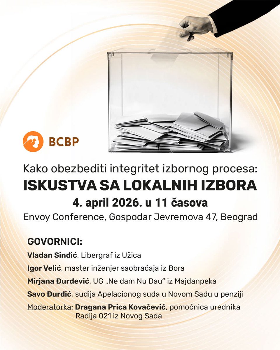 📢 Pozivam sve zborove, studente i posmatrače koji su bili u Boru i prisustvovali ratu sa kartelom da dođu na ovaj panel i podele svoja iskustva.

🚔 Nikad ne treba zaboraviti da je borska policija stala na stranu maskiranih ljudi sa sekirama❗⤵️

<a href="/agrifblokira/">Poljoprivredni blokada</a> <a href="/studentblokade/">Studenti_u_blokadi</a>