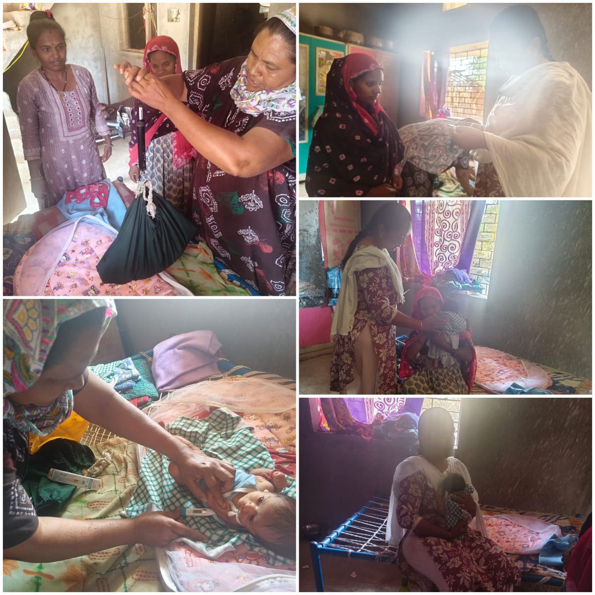 thonetrang77417's tweet image. 🏥🇮🇳
#NETRANGBLOCK 
#PHCKHARETHA 
#AAMVALPORE 
#HEALTHTEAM #HOUSETOHOUSEVISIT 

"#પ્રાઆકેખરેઠા નાં #સબસેન્ટરવાલપોર ની #આરોગ્યટીમ દ્વારા #ધાત્રીમાતાની #hbncવિઝીટ તેમજ #ઓછાવજનવાળી #જોખમીસગર્ભામાતાની #ગૃહમુલાકાત તથા #રક્તપિત્તરોગનાશંકાસ્પદદર્દીની તપાસ કરેલ હતી.."

#HEALTH