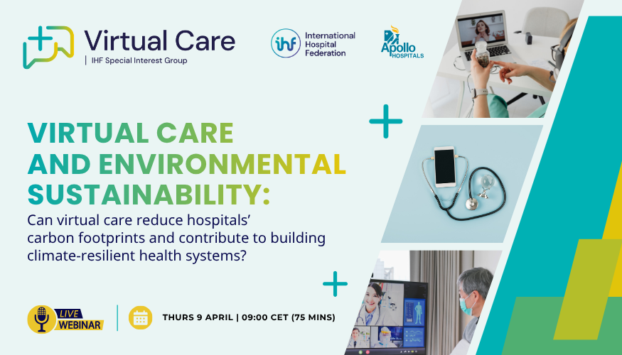 IHF_FIH's tweet image. 📢 #VirtualCare live webinar: On 9 April at 09:00 (CET), leading experts will explore the potential impact of virtual care on hospital carbon footprints and its broader role in building climate-resilient health systems.

👉Join this conversation:
ihf-fih.org/events/webinar…