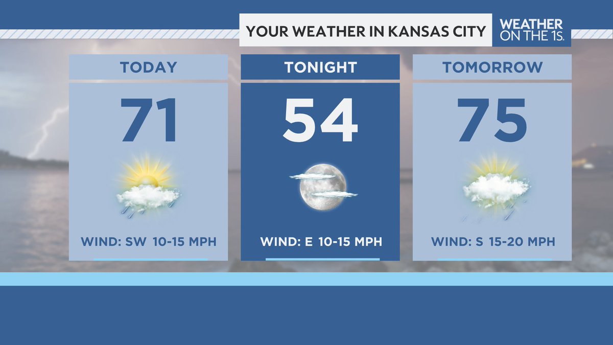 BrookeBrighton's tweet image. Hey #KansasCity! 👋 Heads up: Flood Watch will be in effect until 1PM Thursday. With more rounds of showers and storms to wrap up your workweek, we'll continue to monitor the chance for flooding. #KCwx