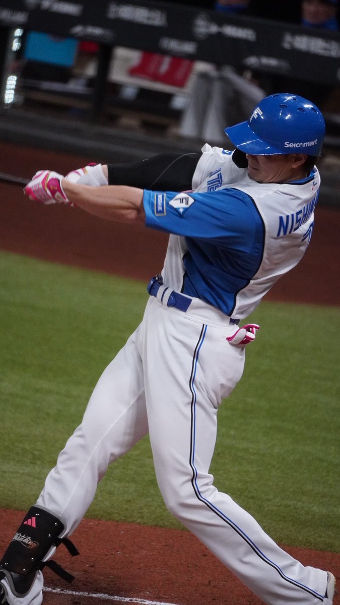 hamurow's tweet photo. 西川遥輝今シーズン初ヒット‼️
2026.04.02エスコンフィールド北海道

#lovefighters #西川遥輝 #ドミれ #エスコン #ファイターズファンと繋がりたい https://t.co/rRX8sZUrfI