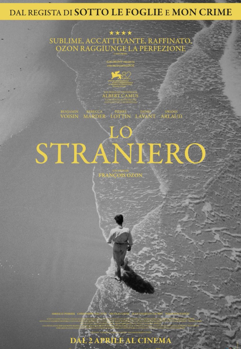rebellevague's tweet photo. È da oggi nei cinema italiani con @BimFilm “Lo Straniero”, il nuovo film di Francois Ozon con Benjamin Voisin, tratto dall’omonimo romanzo di Albert Camus. https://t.co/b1D6NeMTOD