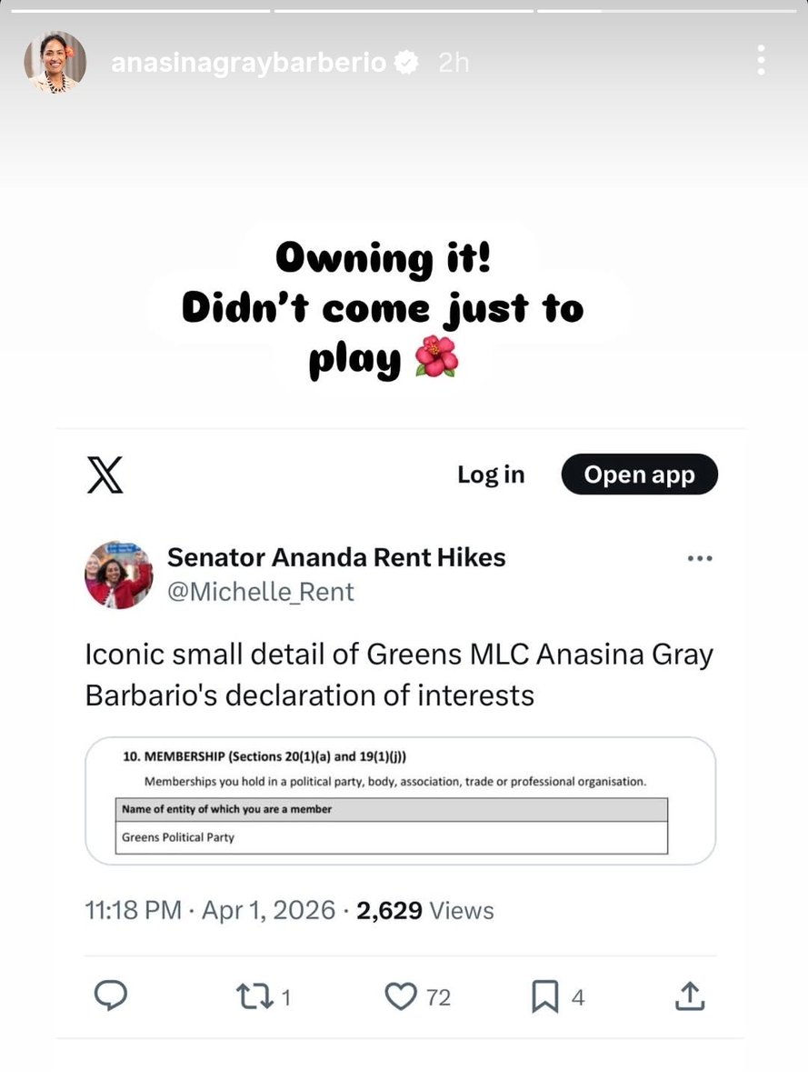Senator Ananda Rent Hikes tweet media