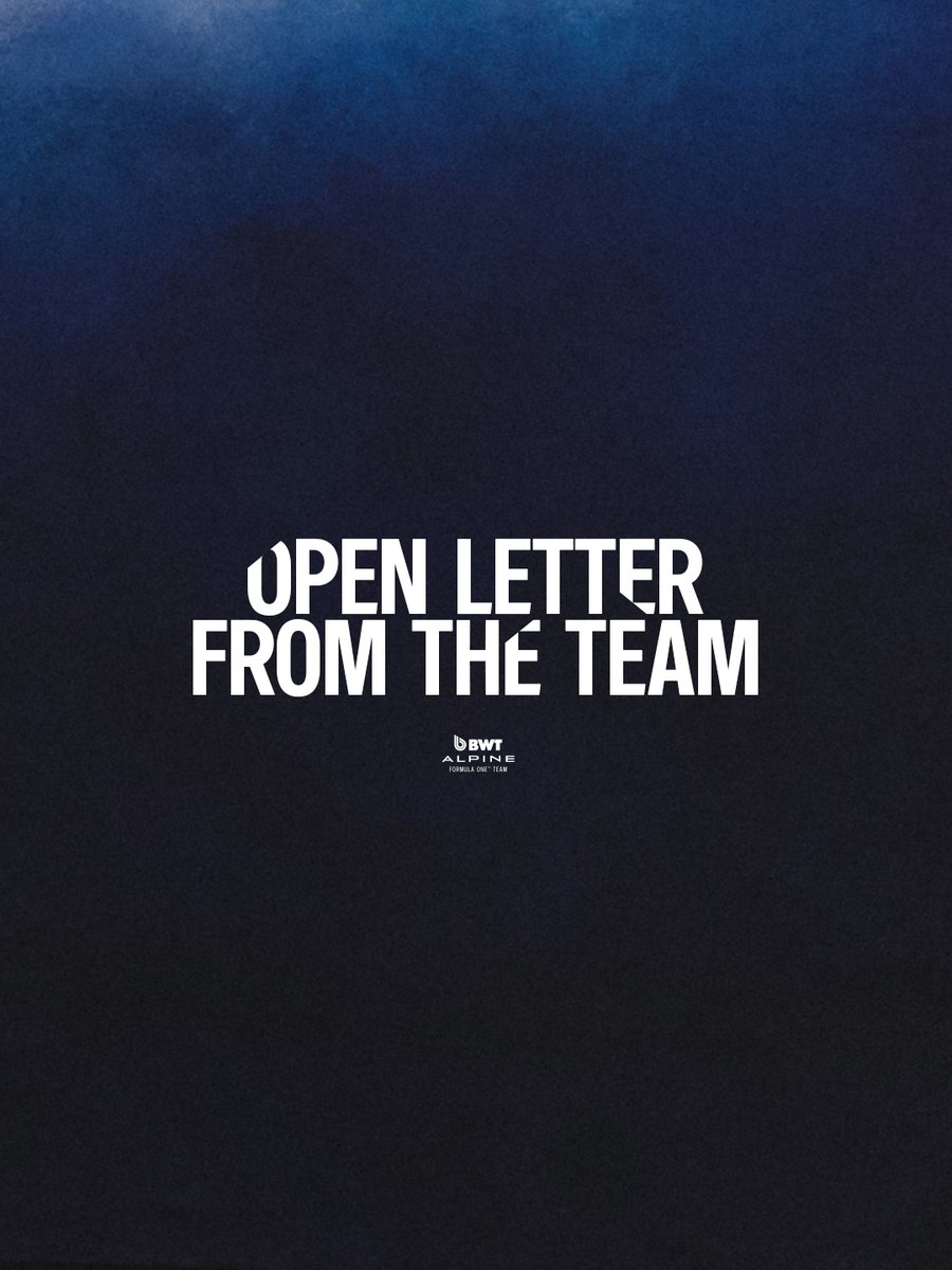 BWT Alpine Formula One Team tweet media