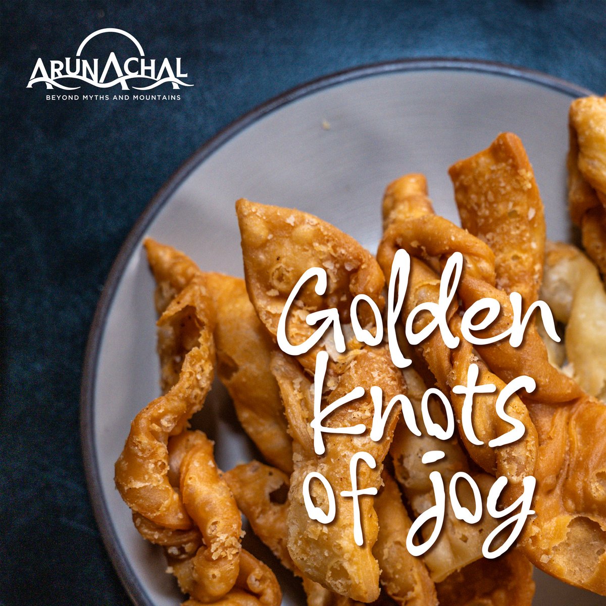 ArunachalTsm's tweet image. Khabsey, a festive delicacy, hand-shaped and shared across generations.
#Buddhism #Losar #Tradition #ExploreArunachal #ArunachalTourism #ArunachalPradesh #Festival #Snacks