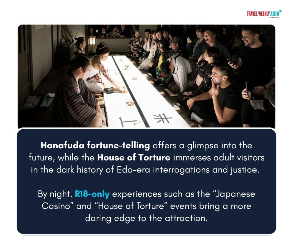 TravelWeeklyWeb's tweet image. A new adult-oriented attraction themed around Japan’s Edo period has opened in Kyoto, offering a more immersive and mature take on the city’s cultural past.

Find out more here: tinyurl.com/7x3n83tr

#TWA #UzumasaKyotoVillage #KyotoTravel #Japan #travel #tourism