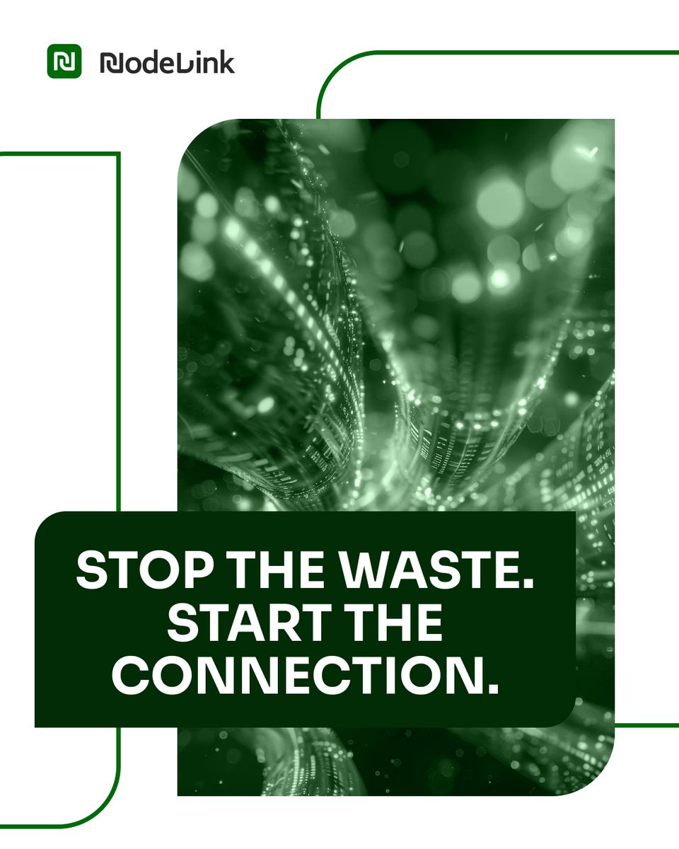 NodeLinkoff's tweet photo. Millions of households pay for internet capacity that simply sits idle. 📉 NodeLink activates this untapped resource, transforming "lost" bandwidth into a global infrastructure powerhouse.
Join the efficiency revolution 🟢 link in bio.
#Sustainability #SmartHome #NodeLink https://t.co/CdIp6EzJnn