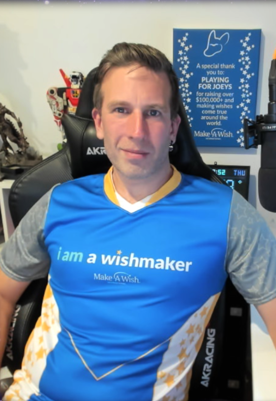 Pumped for my <a href="/playingforjoeys/">Playing For Joeys</a> stream tomorrow, kicking off an event close to my heart and raising money for the incredible <a href="/streamftwintl/">Make-A-Wish Intl Stream For The Wishes</a> 
See you tomorrow on twitch.tv/DacuTv with some cool giveaways!
<a href="/MakeAWishIntl/">Make-A-Wish International</a>