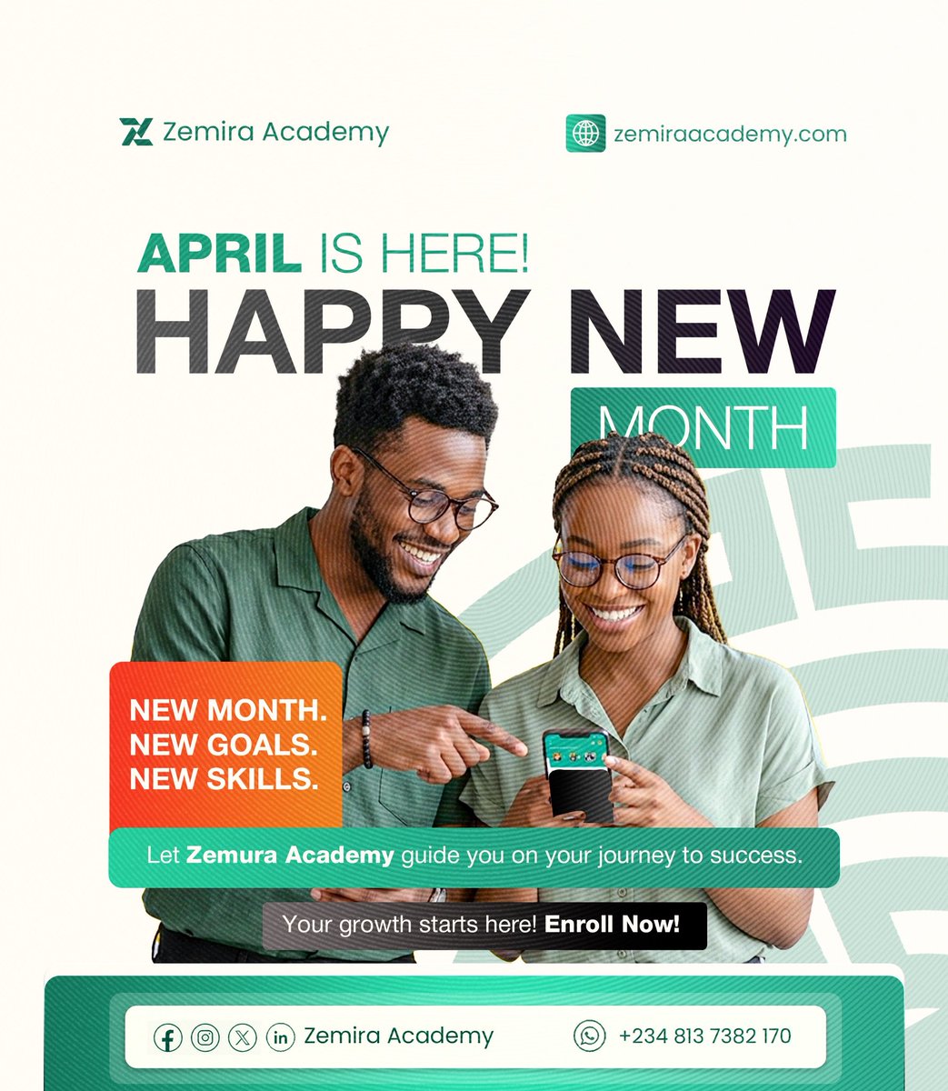 ZemiraAcademy's tweet photo. Cheers to a brand new month
May April bring you progress, peace, and powerful wins 
Keep showing up, keep improving your future is bright https://t.co/RRbJf7yk0w