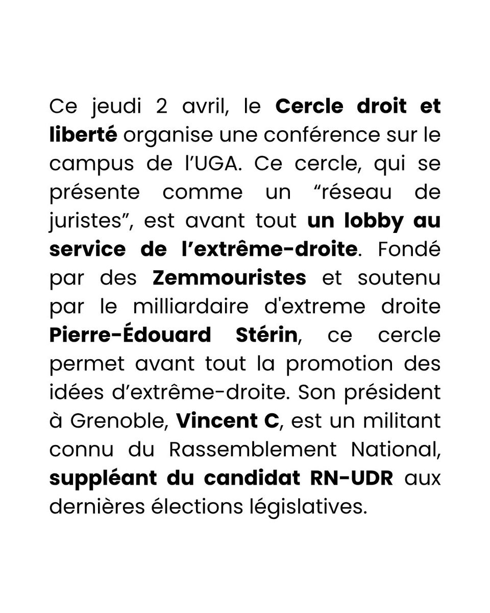 UNEF Grenoble tweet media