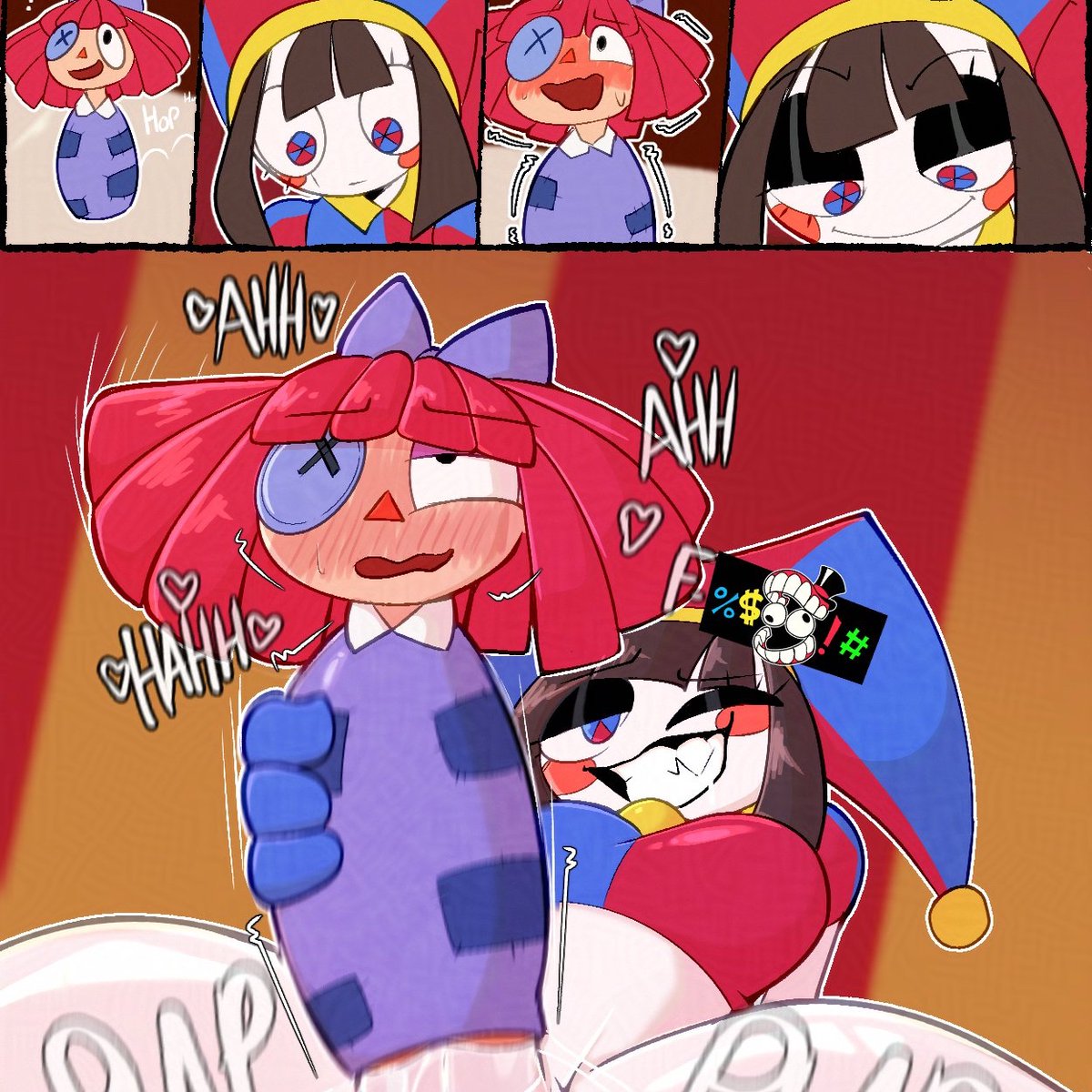 Pomni the Lustful Jester (Futa switch) DM’s Open tweet media