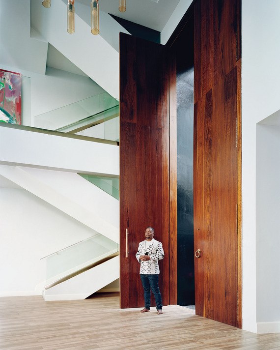 Kehinde Wiley has been a patron of exceptional architecture. His Black Rock Residence in Senegal is awesome. His door inspired an exceptionally tall door in one of my designs