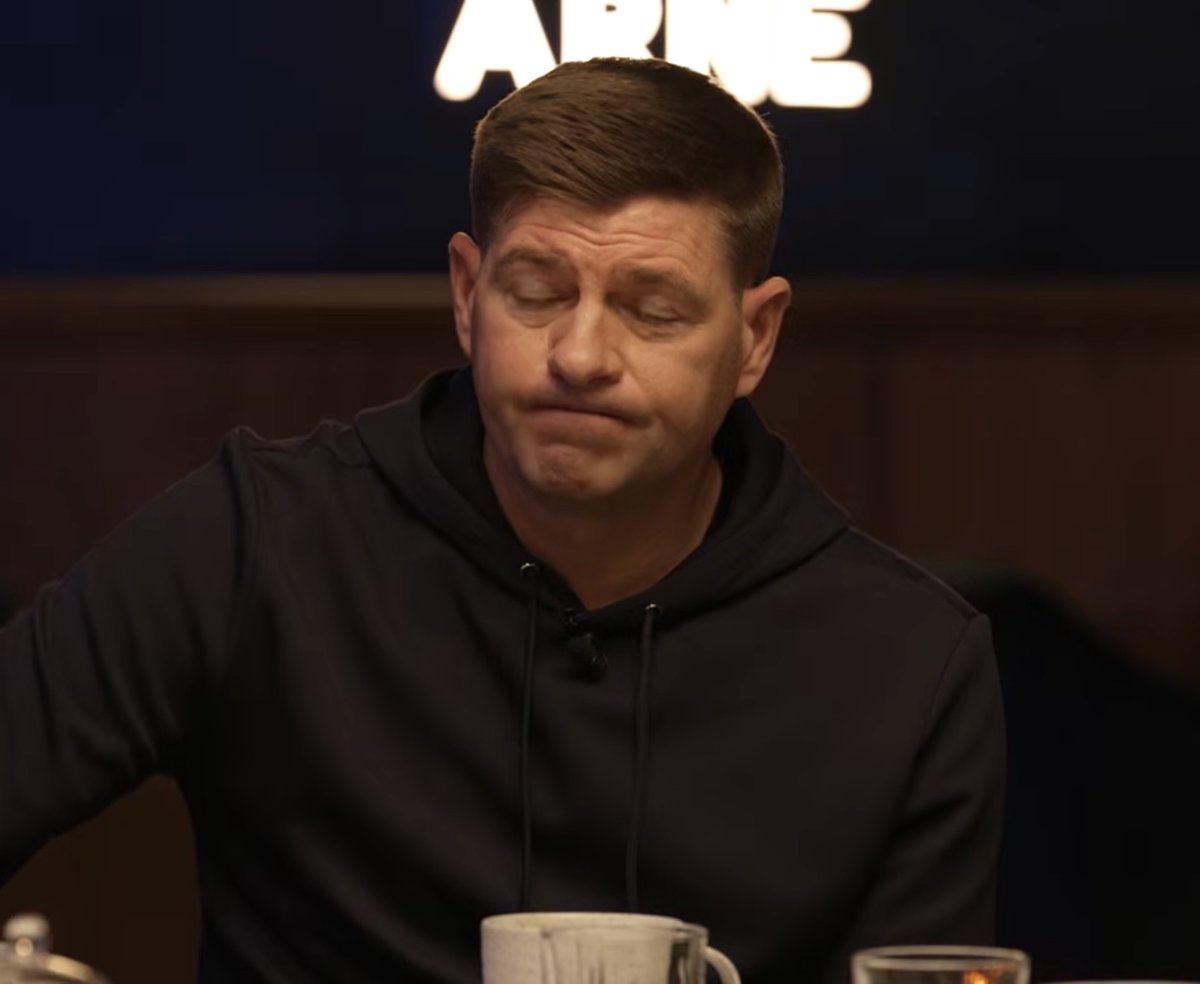 TouchlineX's tweet photo. • Gary Neville: "30 games at Liverpool where you are subbed off 20 times or playing 35-40 games at La Galaxy?"

🚨🗣️ Steven Gerrard: "I would have chosen the Liverpool one." https://t.co/9E79DSMWHr
