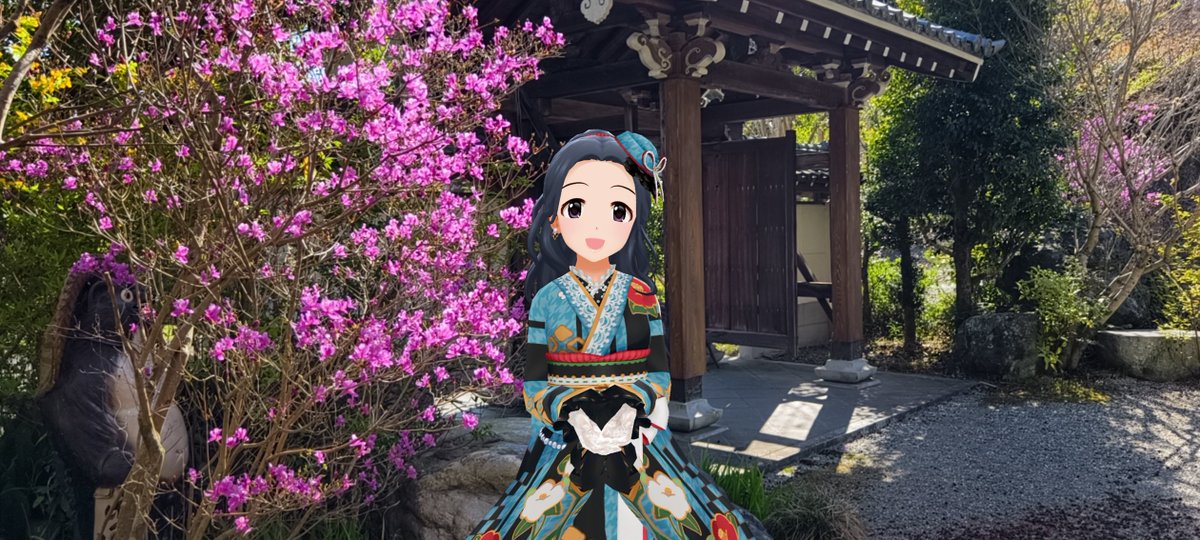 豊川にある善住禅寺のミツバツツジと椿さん
基本桜が散ったあとに見頃になるのでまだぜんぜん咲いてません
10日くらいが見頃かな
#デレステAR
#江上椿