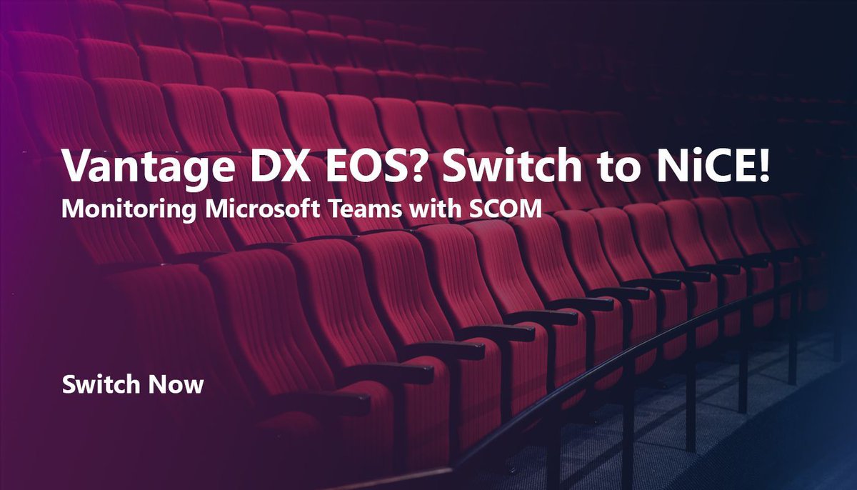 NiCE_IT_Mgmt's tweet image. Using Vantage DX? 
Start planning your next step. Migration guidance, architecture assessments, and PoC support from NiCE IT Management Solutions GmbH.

Details 👇
nice.de/2026/03/04/van… 
Vantage DX EOS? Move to NiCE

#ITOps #SCOM