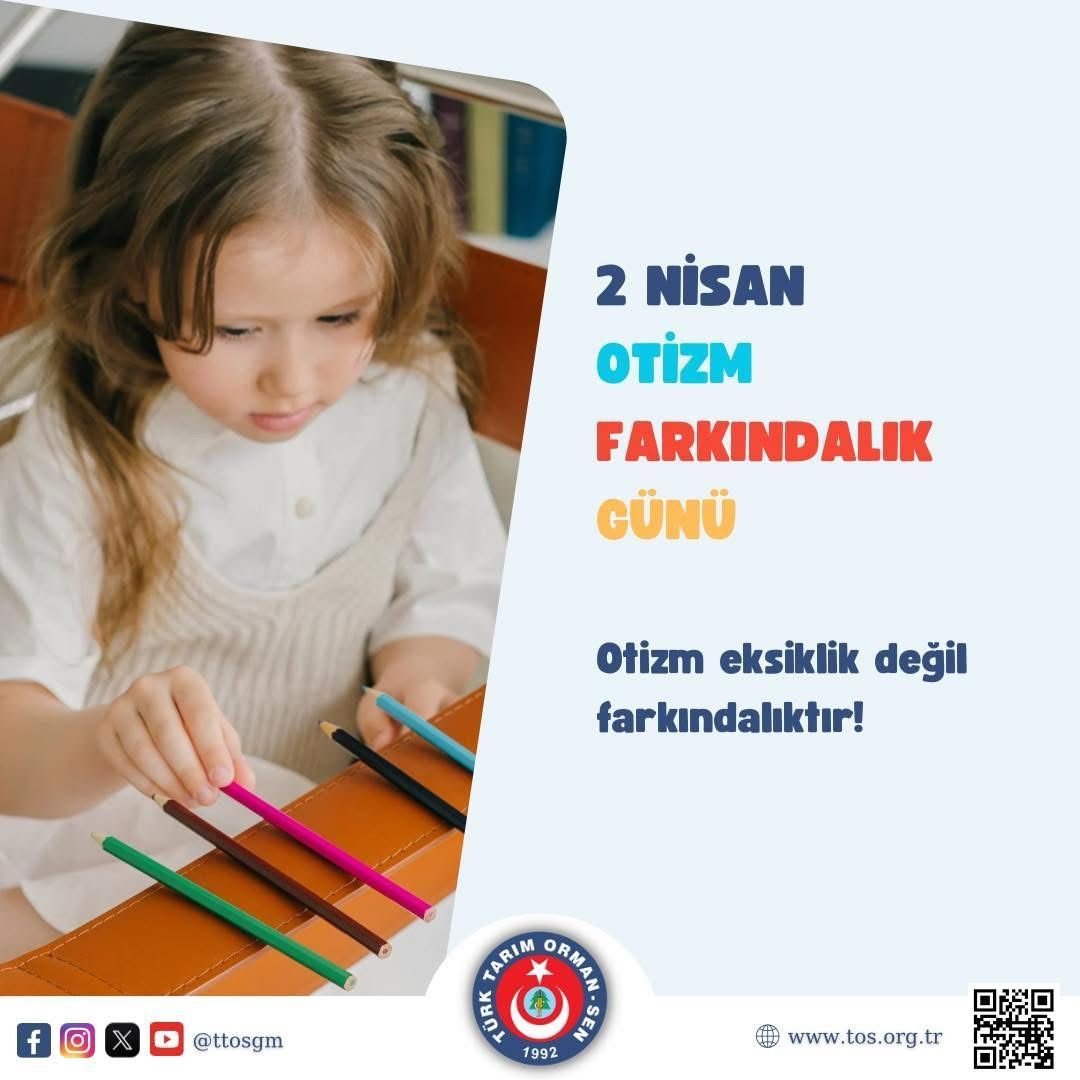 ttosgm's tweet photo. Otizm eksiklik değil, farkındalıktır! https://t.co/8O0nNAkM1L