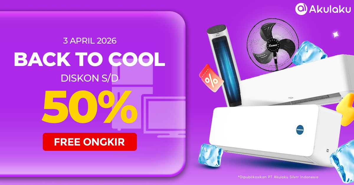 akulakuID's tweet photo. Diskon sampai 50%, auto bikin hidup lebih santai😎
Klik link ini https://t.co/jTl3yp0pYH beli AC sekarang juga! Tenang bakal free ongkir ke rumahmu💨🛒
#AkulakuIndonesia #HidupLebihBaik #GilaDiskon #BackToCool #PromoElektronik https://t.co/MV06wMZ4vb